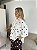 CAMISA POA LETICIA OFF/MARROM - Imagem 1