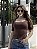 BLUSA MARCELLE MC MARROM - Imagem 1