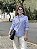 CAMISA JOANA LISTRADO AZUL - Imagem 1