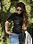 BLUSA CELINE ASSIMETRICA PRETO - Imagem 3