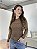 BLUSA RENDA MURIEL MARROM - Imagem 3
