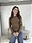 BLUSA RENDA MURIEL MARROM - Imagem 4