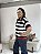 BLUSA LISTRADA MODAL MARINHO - Imagem 3