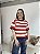 BLUSA LISTRADA MODAL VERMELHO - Imagem 2