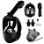 Snorkel Full Face com suporte a  GO PRO Máscara de mergulho para o Rosto Completo - Imagem 2