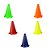 Kit 10 Cone Agilidade Funcional Treino Demarcatório 24cm - Imagem 4
