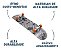 Skate Vollo Original Para Adulto Com Roda em PVC e Rolamento - Imagem 6