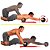 Roda Abdominal e Corda de Pular Musculação Exercícios Esporte Fitness - Imagem 3