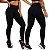 Calça Legging Feminina Cós Alto Fitness Suplex Academia Treino - Imagem 3