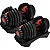 Halter Regulável 24kg Anilha Dumbbell Ajustável - Imagem 2