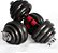 Maleta De Halteres Barra Anilhas Dumbbell Kit Completo até 20 KG - Imagem 5