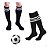 Kit 6 Pares de Meião Futebol Listrado Cano Alto Tamanho Adulto - Imagem 2