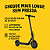 Patinete Eletrico Bateria Dobrável Motorizado Bateria - Imagem 4