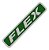 Emblema Adesivo Flex Verde Resinado Honda Civic City Fit - Imagem 1