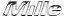 Emblema Mille Mala Fiat Uno 2004 2005 2006 07 2008 Cromado - Imagem 1
