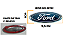 EMBLEMA FORD GRADE OVAL PORT HARA 3084 - Imagem 1