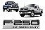 Emblema Ford F250 Xlt Super Duty - Imagem 1