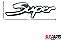 Emblema Escrita Super GmCorsa Resinado Adesivo 97 A 02 - Imagem 5