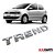 Emblema Escrita Trend Lateral Gol G3 Voyage Fox Space Cromado - Imagem 5