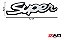 Emblema Escrita Super Corsa Lateral Adesivo Resinado 94 A 02 Grande - Imagem 3
