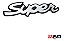 Emblema Escrita Super Corsa Lateral Adesivo Resinado 94 A 02 Grande - Imagem 5