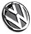 Emblema Grade Dianteira Vw Golf 2007 2008 2009 2010 A 2013 - Imagem 1