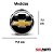 Emblema Grade Gravata Gm Corsa 1999 2000 2001 Dourado - Imagem 4