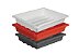 DUPLICADO - Bandejas para laboratório -25x30 cm - Marca Paterson - kit com 3 (vermelha, branca e cinza) - Imagem 2