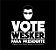 Camiseta Wesker para presidente - Imagem 1