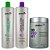 Kit Escova Progressiva CTIM Liso Perfeito Shampoo Antirresíduo e Botox Selante Matizador 3D Violet 7 em 1 - Paiolla - Imagem 1