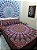 Jogo de Cama Manta Cortina Painel Mandala Tecido Colcha Indiana Casal Queen Decoração Boho Hippie Chic - Imagem 1