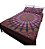 Colcha com Fronha Manta Mandala Tecido Indiano Importada Casal Queen Boho - Imagem 1