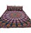 Colcha com Fronha Manta Mandala Tecido Indiano Importada Casal Queen Boho - Imagem 3