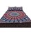Colcha com Fronha Manta Mandala Tecido Indiano Importada Casal Queen Boho - Imagem 5