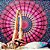 Manta Colcha Casal Queen, Capa de Sofa, Cortina, Tecido Painel  Mandala - Imagem 3