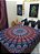 Manta Colcha Casal Queen, Capa de Sofa, Cortina, Tecido Painel  Mandala - Imagem 4