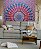 Manta Colcha Casal Queen, Capa de Sofa, Cortina, Tecido Painel  Mandala - Imagem 2