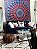 Manta Colcha Casal Queen, Capa de Sofa, Cortina, Tecido Painel  Mandala - Imagem 3