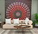 Manta Colcha Casal Queen, Capa de Sofa, Cortina, Tecido Painel  Mandala - Imagem 4