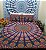 Jogo de Cama Manta Mandala Tecido Colcha Indiana Casal Queen  Boho Hippie Chic - Imagem 8