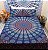 Jogo de Cama Manta Mandala Tecido Colcha Indiana Casal Queen  Boho Hippie Chic - Imagem 5