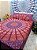 Jogo de Cama com Fronha  Manta Mandala Colcha Indiana Casal Queen Boho Hippie Chic - Imagem 7