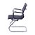 Cadeira de Escritório Corino Esteirinha Preta Base fixa - 6 - Imagem 3