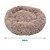 Cama Nuvem Pelúcia Plush Pet Luxo Redonda 60cm Caminha M Cães Gatos - Imagem 1