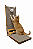 Arranhador de Parede para Gatos em L 60cm x 40cm x 24cm - Proteção para Sofá - Imagem 1