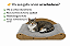 Sofá Arranhador para Gatos em Papelão Kraft com Base em MDF - Imagem 3