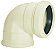 Joelho Esgoto SN 90 x 40 x 38mm Anel Labial Amanco - Imagem 1