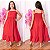 Vestido Feminino Vermelho - Imagem 1