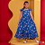 Vestido lingo infantil e juvenil arara azul - Imagem 1