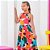 Vestido Longo Feminino Infantil Caju Menina - Imagem 4